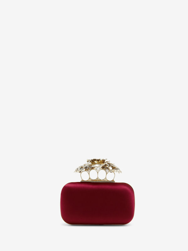 ALEXANDER MCQUEEN - Carnation Knuckle Clutch - Item 8456481HBC45003